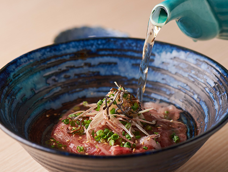 極上とろけロースの〆の肉茶漬け